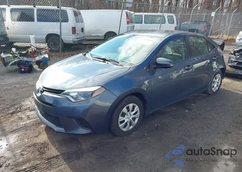2014 Toyota Corolla Le Eco z USA, uszkodzony, nr VIN 2T1BPRHE2EC205583
